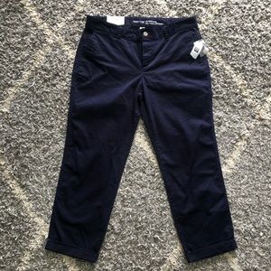 NWT Gap Khaki Girlfriend Ankle Pants